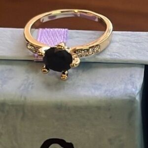 Elegant Women's Gold and Silver Ring